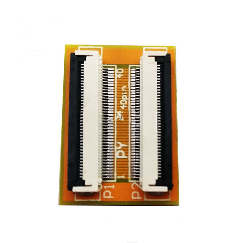 2 buah papan ekstensi FFC FPC kabel datar fleksibel dengan adaptor solder konektor 0.5mm papan PCB 10pin