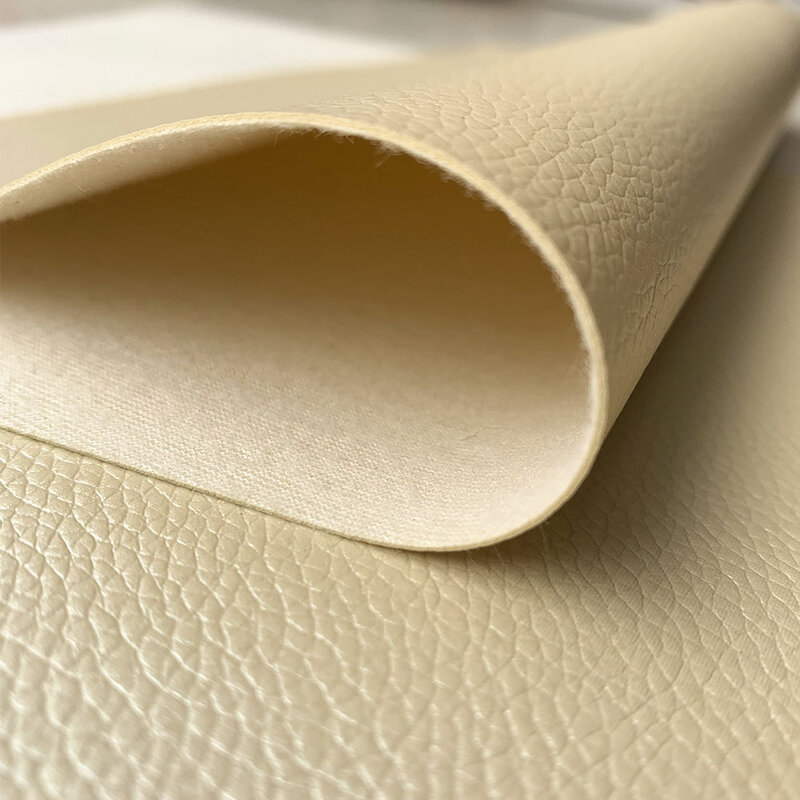 Tecido de couro sintético para costura, Litchi PU Leather, Latherette, Bow Bag, broches, sofá, carro, DIY, Hademade Material, 20x30cm, A4