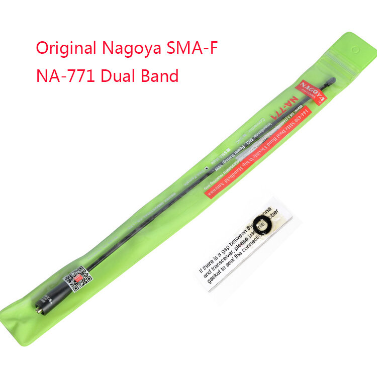 Oryginalny Nagoya Na-771 SMA-F 144/430Mhz VHF/antena UHF dla Kenwood WOUXUN dwukierunkowe Radio Baofeng UV-5R antena walkie-talkie