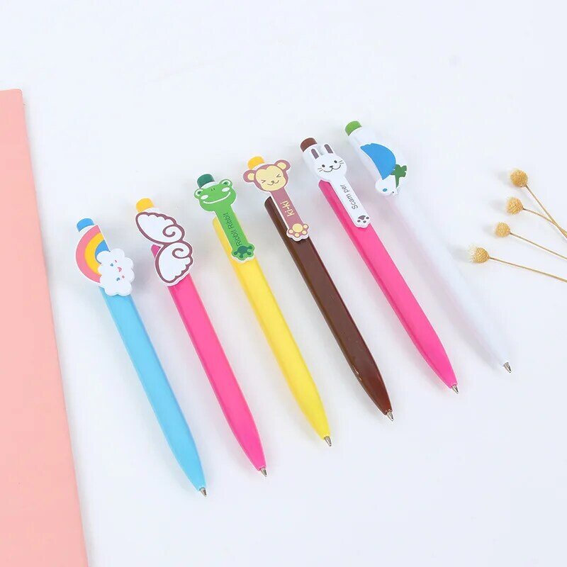10 unids/set ala creativa Mini bolígrafo lindo gel pluma Kawaii bolígrafo escuela Oficina papelería suministro regalo promocional