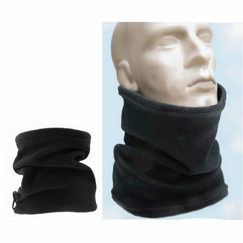Hot Men Multifunctional Sport Casual Solid Comfort Scarf Headwear Face Mask Outdoor Polar Fleece Neckerchief Adjustable Unisex