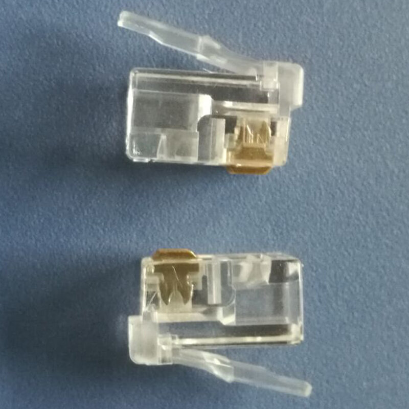 500X  Connector RJ09 4P4C Gold Plated High Quality