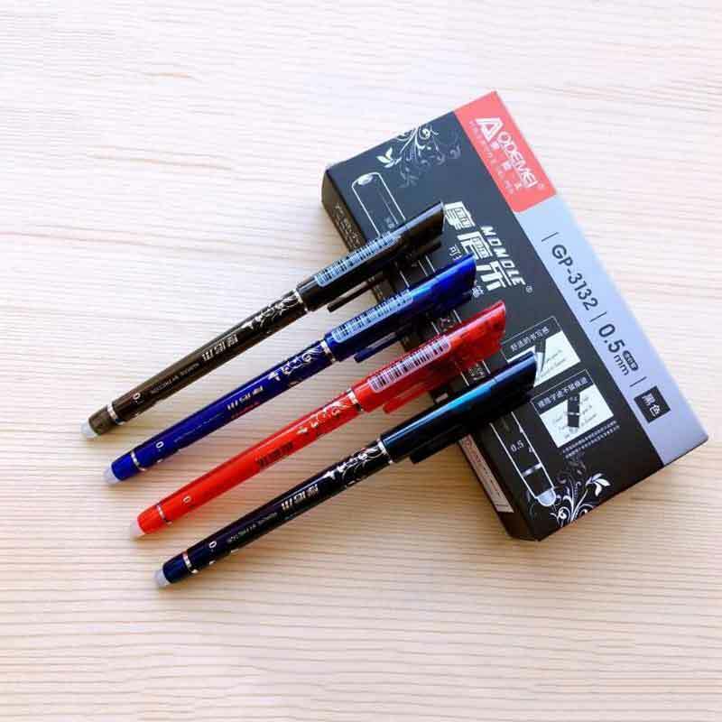 3/6Pcs/set Erasable Pen Refill 0.5mm Blue Erasable Rod Washable Handle Ballpoint Pen School Office Writing Supplies Stationery