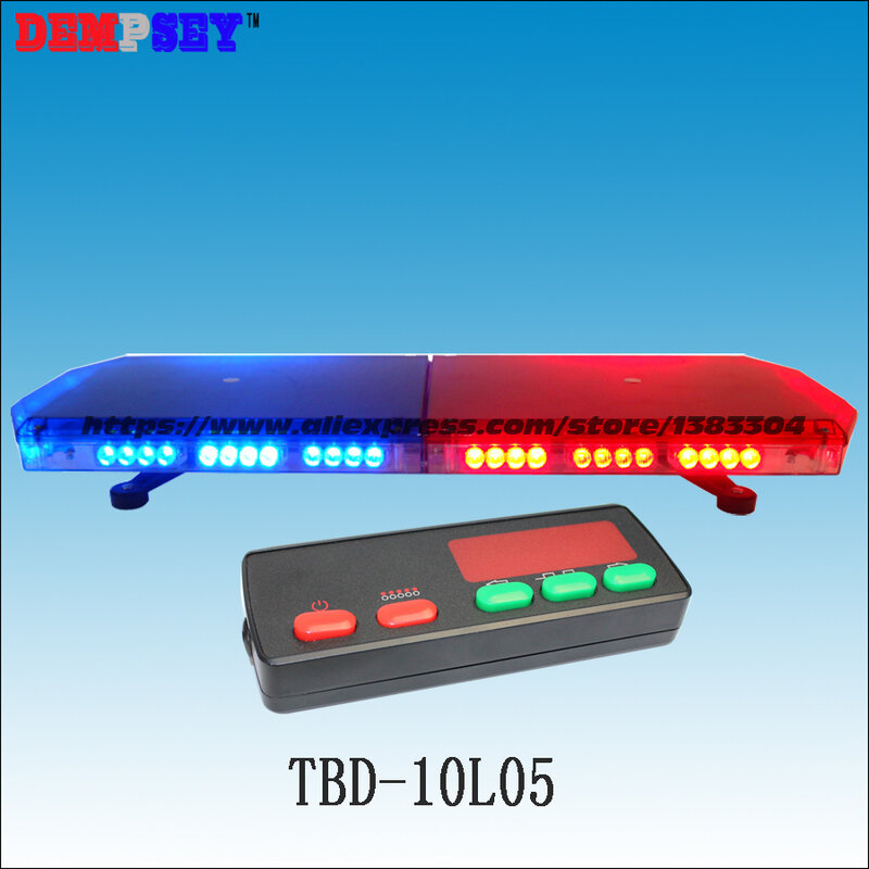 TBD-10L05 LED 비상 경고 Lightbar, 구급차/화재/트럭/경찰/차량 lightbar, 빨간색 및 파란색 스트로브 깜박이 Lightbar