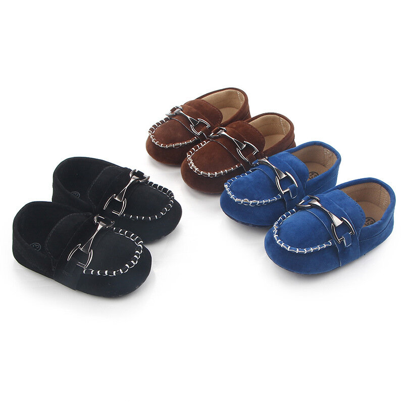 Sepatu Bayi Laki-laki untuk 0-18M Sepatu Kasual Bayi Baru Lahir Sepatu Pantofel Bayi Balita Sol Lembut Sepatu Sandal Bayi