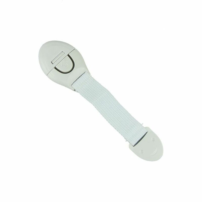 5Pcs Safety Plastic Children Protection Lock Cabinet Door Drawers Refrigerator Toilet Blockers Kids Baby Care Safety Lock Strap