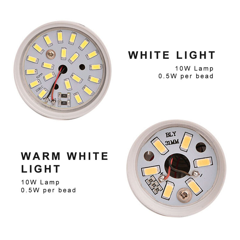 Bombilla LED de 5v de cc, bombillas de bola de burbujas USB, lámpara de emergencia portátil de PVC de 3W y 10W con manguera de Metal Flexible para banco de energía y portátil