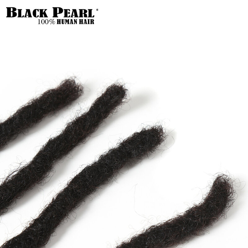 Trenzas negras rizadas estilo Afro Remy con ganchillo, trenzas 100% pelo humano, pelo Jumbo Dread, trenzas hechas a mano trenzadas