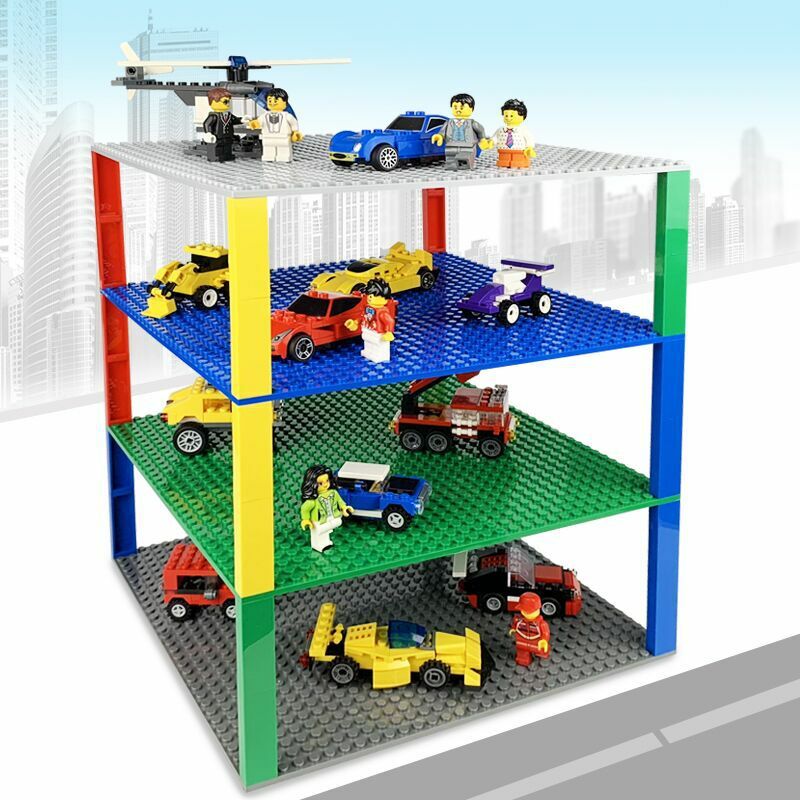 Double-sided 32*32 Pontos Chão Baseplate Para Pequenos Tijolos DIY Blocos de Construção Placa de Base Para A Torre do relógio Clássico blocos Figura de Brinquedo