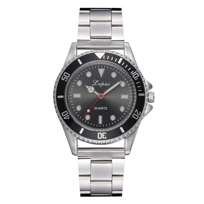 Lvpai luksusowy męski zegarek moda Casual kwarcowy pas stalowy zegarek męski biznes analogowe zegarki Relogio Masculino montre homme