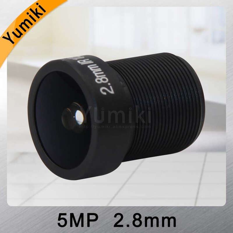 Yumiki – caméra de surveillance HD 5MP/5.0 mégapixels M12 MTV, 2.8mm, objectif de sécurité IR, fixe