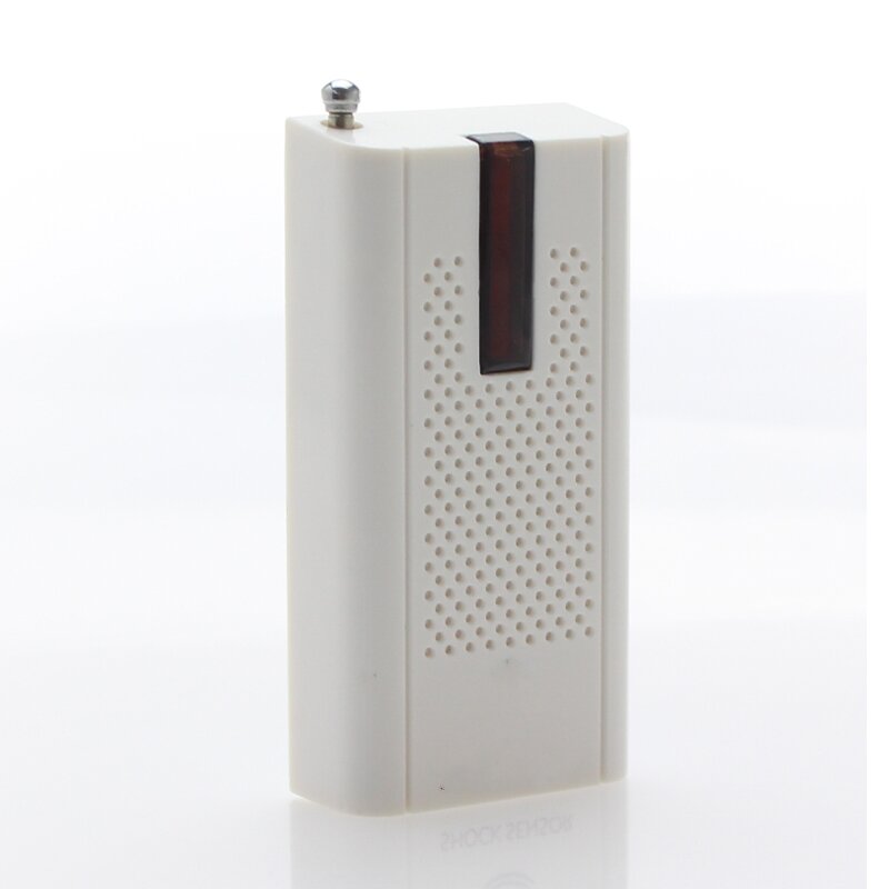 (5 Buah) Detektor Getaran Jendela Pintu Nirkabel Sensor Kejut untuk Sistem Alarm Rumah dengan Antena untuk GRATIS Pengiriman