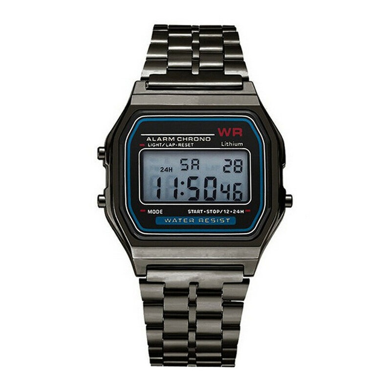 Reloj de pulsera LED de cuarzo impermeable para hombre, relojes deportivos dorados, reloj para hombre, 2019 reloj Digital, deportivo, Masculino
