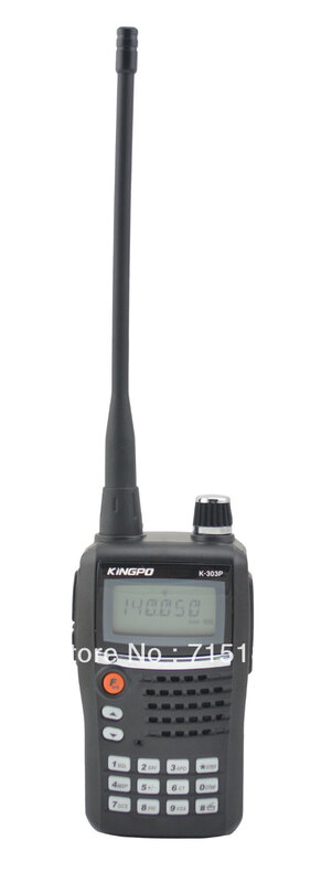 2013 Baru Kingpo K-303P VHF 136-174 MHz 5 W 99CH FM Portable Two-way Radio Transceiver Genggam Freeshipping
