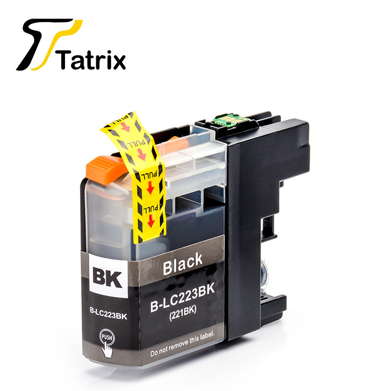 Tatrix-cartucho de tinta con Chip LC223 LC221, Compatible con impresora Brother MFC-J4420DW/J4620DW/J4625DW/J480DW/J680DW/J880DW