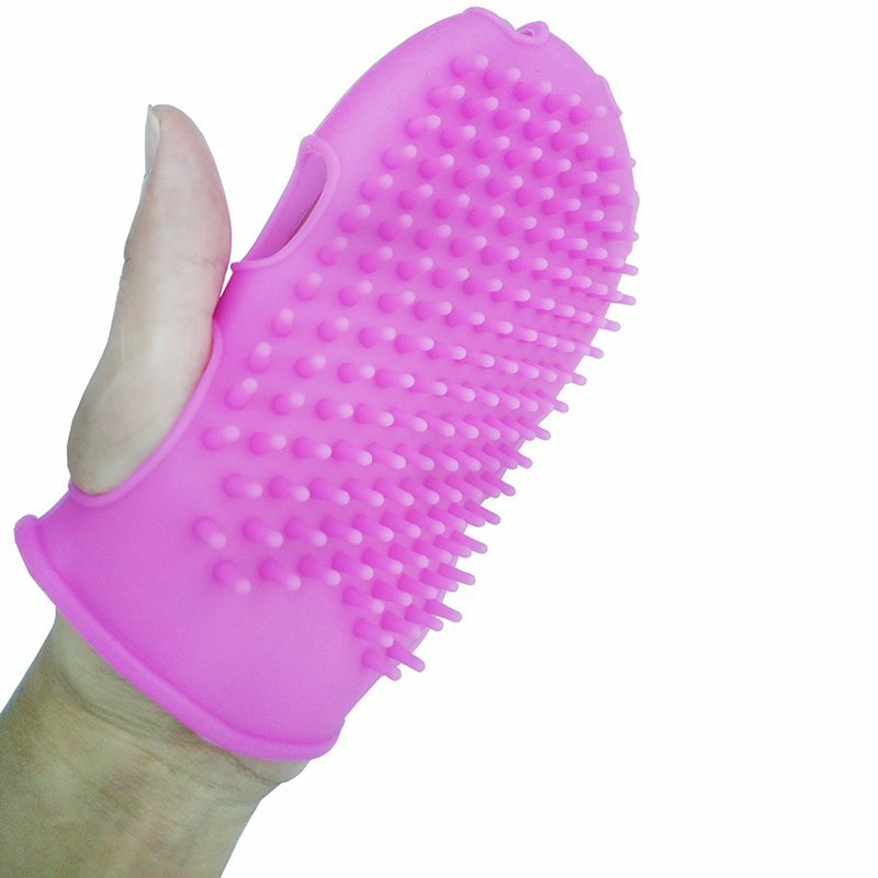 Silikonowa skóra masaż szczotka do kąpieli do peeling do ciała kąpieli rękawiczki pod prysznic ręcznik do masażu narzędzie łazienkowe czyste stres relaks zdrowie
