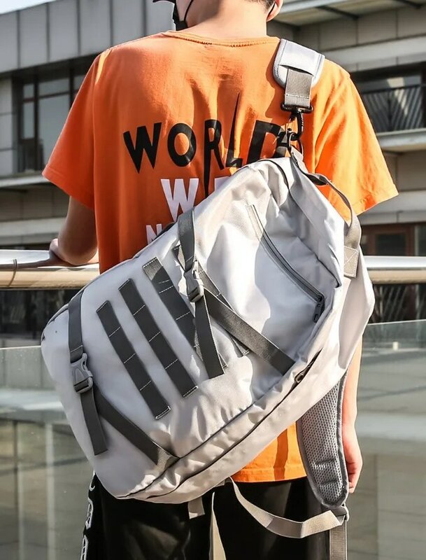 Модная стильная сумка для скейтборда, уличный рюкзак в стиле хип-хоп, Вместительная дорожная сумка для скейтборда