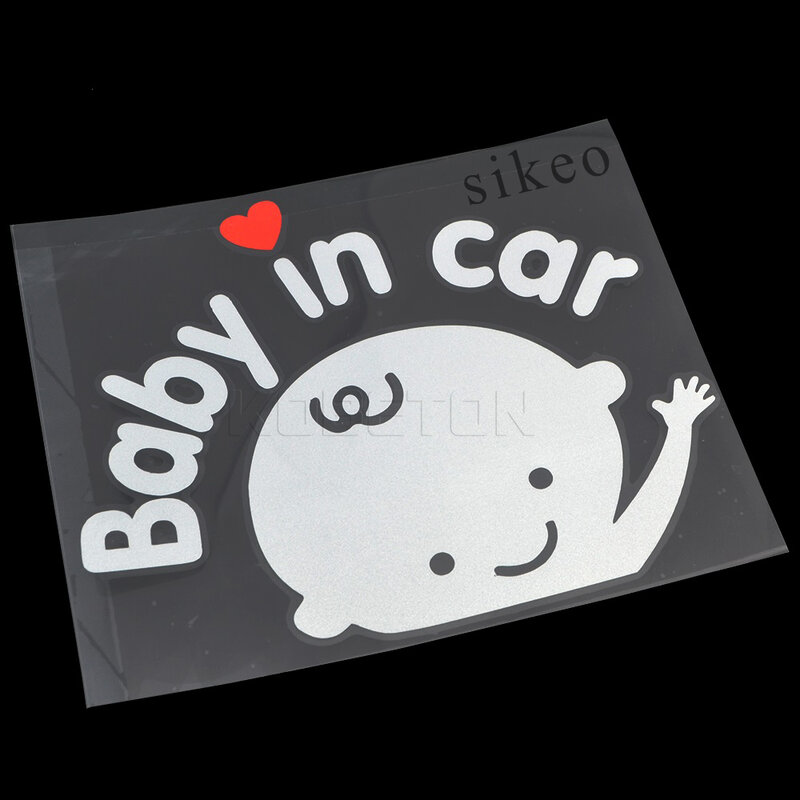 3D Cartoon Adesivos para Bebê no Carro, Adesivo de Aviso, A bordo, Acessórios do carro, Estilo engraçado, Alta Qualidade
