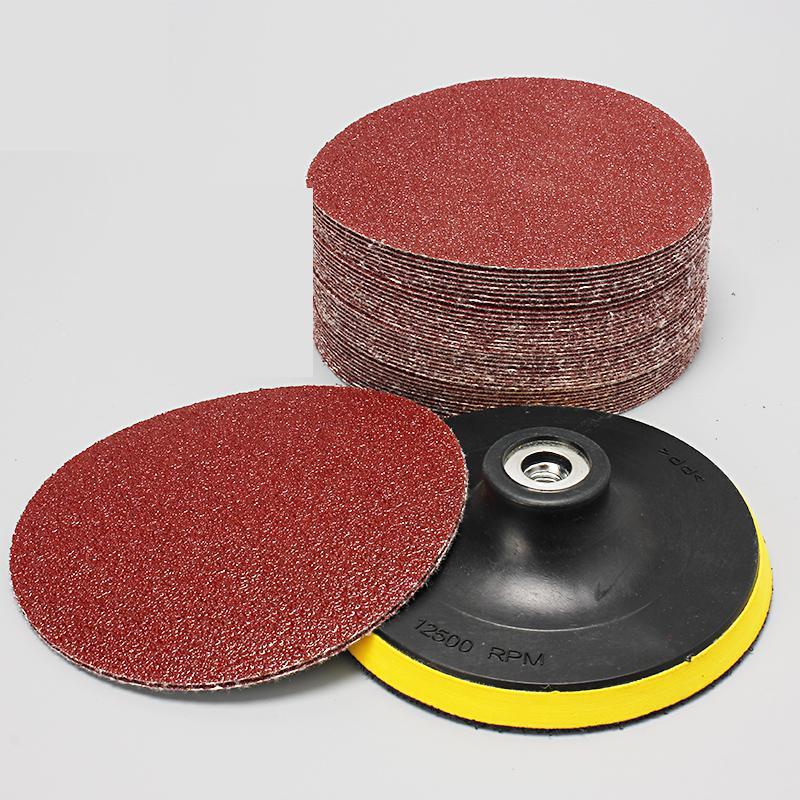 10 pcs 125mm Sander Disc Pengamplasan Polishing Kertas Amplas #20-#2000 Alat Abrasif untuk Bubur Jagung