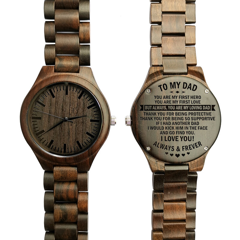 To My Son-I Know You Can Be Engraved Wooden Watch Men Watch Quartz Wrist Watch Anniversary Birthday Customized Gift