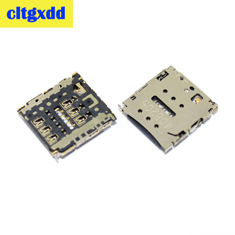 Cltgxdd 2 قطعة سيم بطاقة المقبس لهواوي P6 P6-C00 P6-U00 P6-T00 MediaPad X1 7D-501u الذاكرة بطاقة صينية فتحة قارئ وحدة