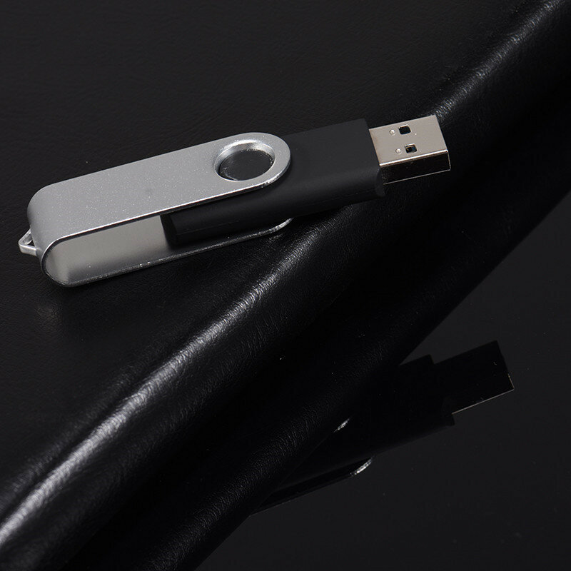 Clé USB 2.0 pivotante en métal, support à mémoire de 4gb 8GB 16GB 32GB 64GB, lecteur Flash, disque U, cadeau