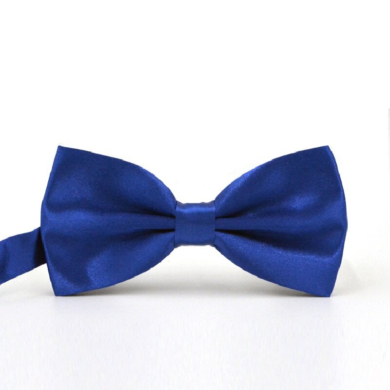 2019 Bow Ties for Men Fashion Accessories Mariage Solid color Polyester Bowtie Pretied Butterfly Wedding Neck tie Party Gift