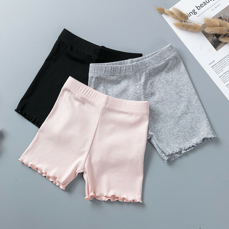 100% bawełniane dziewczęce spodnie ochronne najwyższej jakości dziecięce krótkie spodnie bielizna dla dzieci letnie słodkie spodenki kalesony dla 3-10 lat