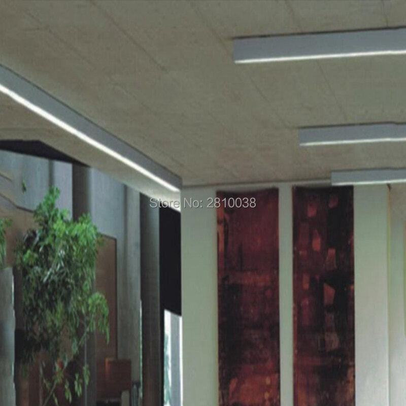 50 X1 M Sets/Lot 6000 series aluminum profile for led and large pendant profile with curved parts for suspension lamp
