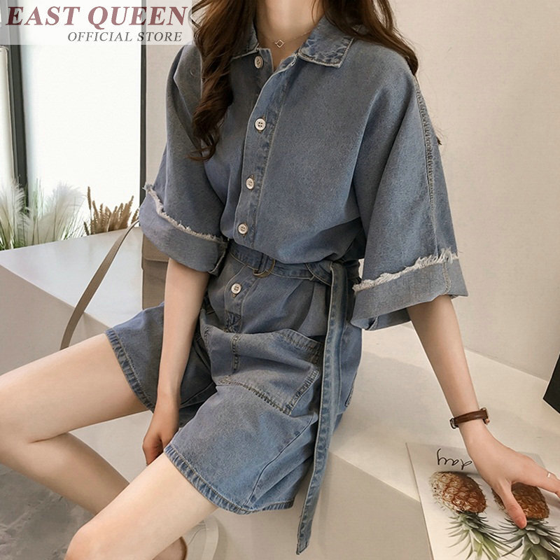 Summer women jumpsuits 2018 sexy casual playsuits overalls with belts pockets office ladies female fashion rompers DD699 L
