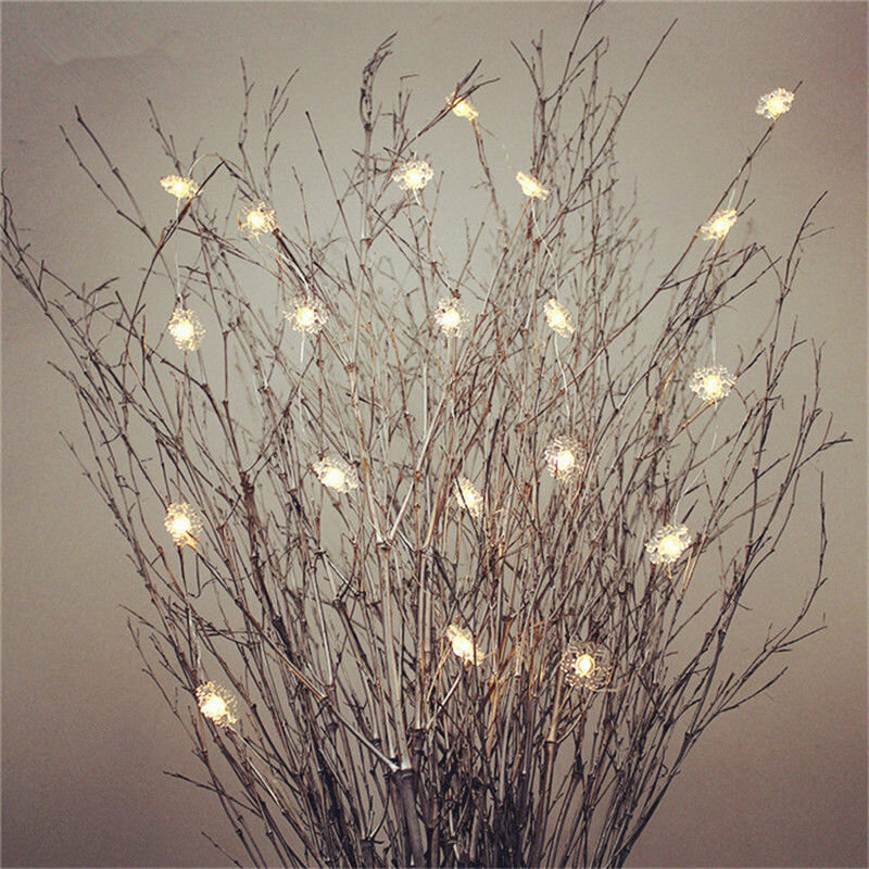 10/20LED Christmas Snowflake Fairy String Wire Light Wedding Party Xmas Decor  Newest