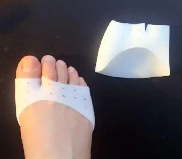 Silikonowe żelowe palce do stóp Separator palców stopy narzędzie do pielęgnacji stóp skarpety z przednią stopą korektor z prostownicą ortopedyczny korektor