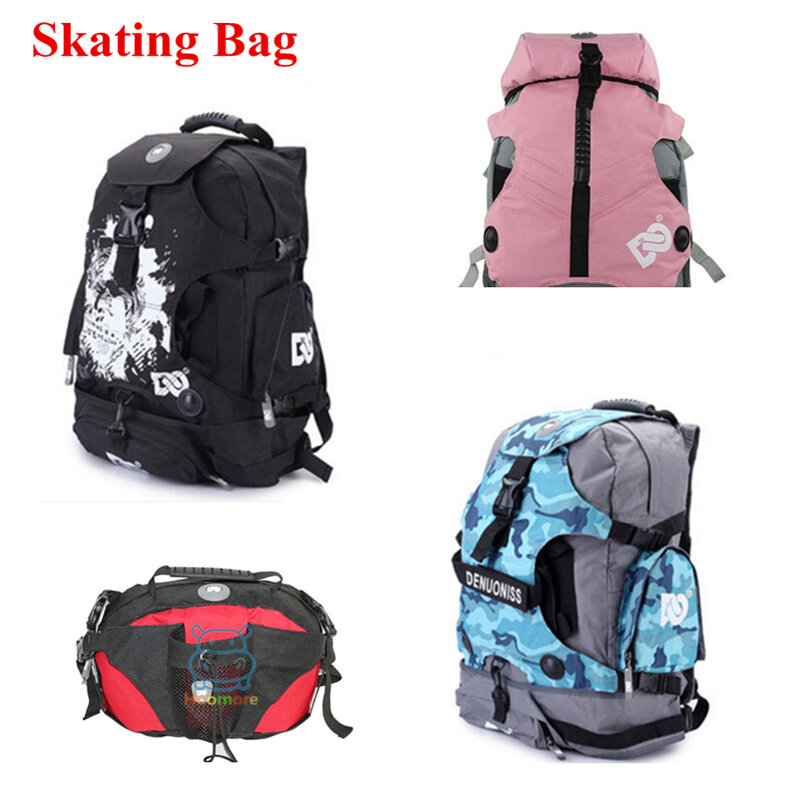 DC Встроенный рюкзак для коньков, сумка для катания на коньках, спортивные сумки для конькобежный спорт стиль для SEBA High HL HV KSJ Powerslide Skate Patins