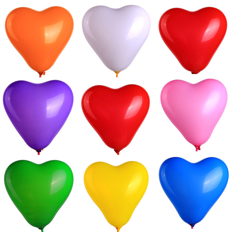 10 stücke 12 zoll Rot weiß Latex Ballons für Hochzeit Liefert Geburtstag Party Herz Förmige Verdickung Perle Luftballons kid kind spielzeug