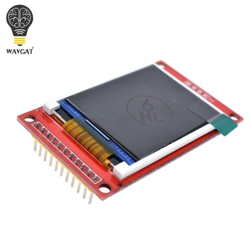 WAVGAT-módulo LCD TFT de 1,8 pulgadas, pantalla LCD serie SPI, 51 controladores, 4 controladores IO, resolución TFT de 128x160, interfaz TFT de 1,8 pulgadas