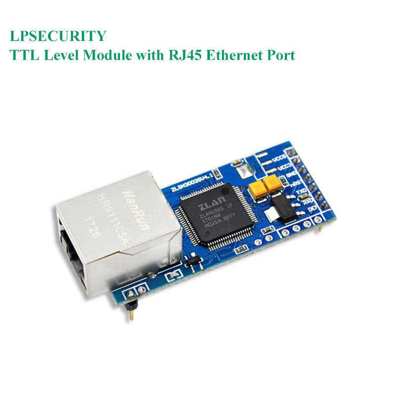 LPSECURITY  ZLAN3003S Single Chip Serial Port To TCP/IP embedded TTL level to Ethernet module with RJ45 Networking industrial