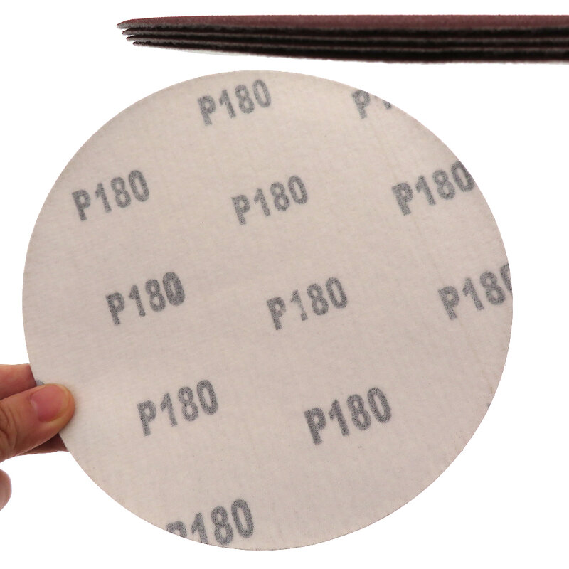 10 PZ 7-inch 180MM galleggiante disco abrasivo carta abrasiva a secco 120/180/240/320 carta abrasiva per la rettifica e la lucidatura