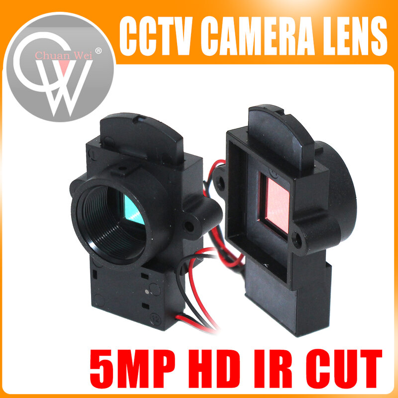 Dual Ir Duplo Switcher Lens Mount Holder, 5.0 Megapixels, M12, Filtro IR Cut, 20mm, 5MP, IP, AHD, CVI, TVI, CCTV Camera