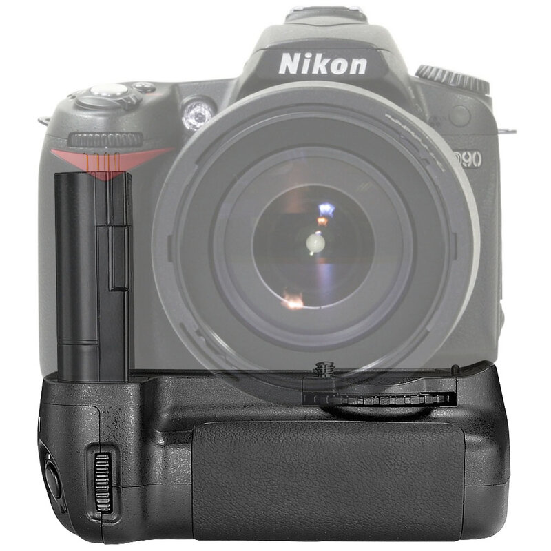 Neewer 교체 MB-D80 배터리 그립은 Nikon D80 D90 SLR 카메라 용 6pcs AA 배터리/EN-EL3e 배터리 + 홀더와 함께 작동합니다.