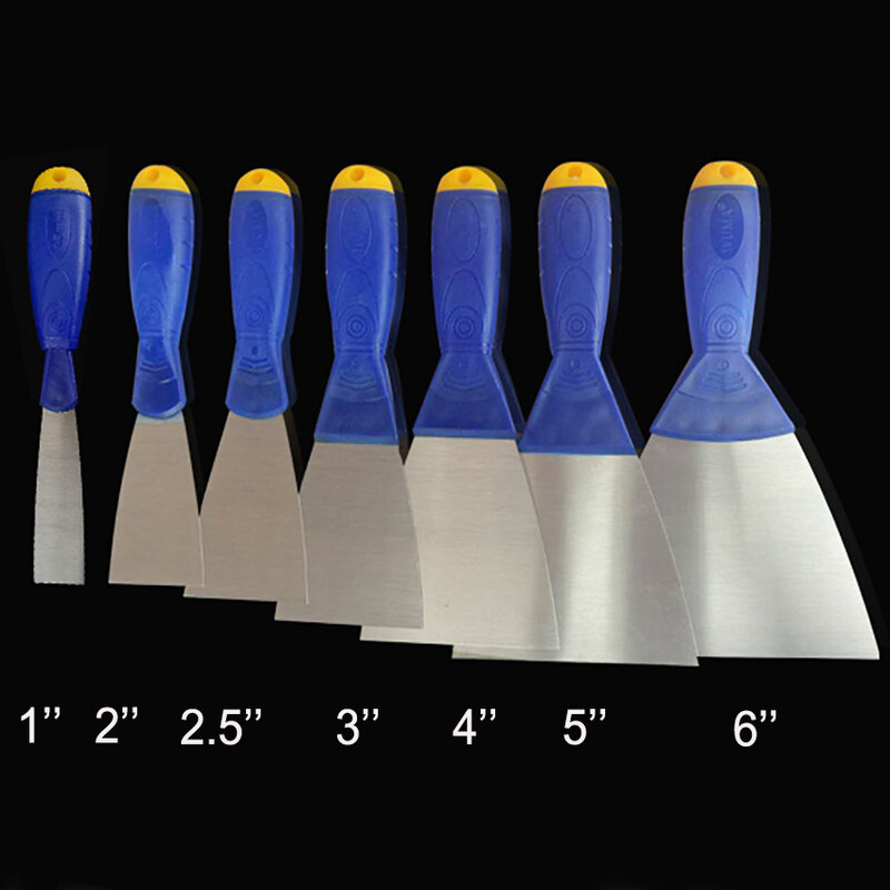 1 шт. нож для шпатлевки скребок лезвие лопатка из углеродистой стали пластиковая ручка нож для штукатурки стен ручной инструмент строительные инструменты
