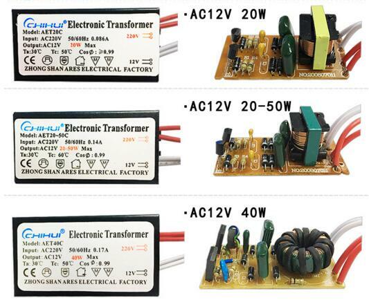 2022 new Sufficient Power Electronic Transformer For Halogen Lamp AC 220V To AC12V 20W-250W Optional Led driver