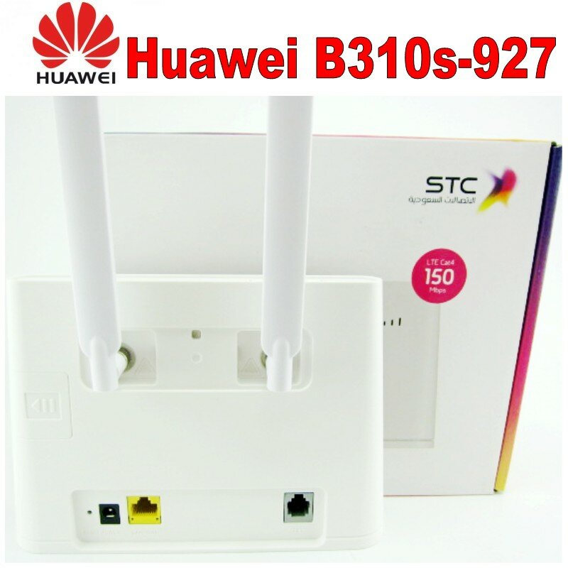 Além disso 2pcs antena desbloqueado huawei B310s-927 4g sem fio modem roteador wi-fi 150mbps de alta velocidade