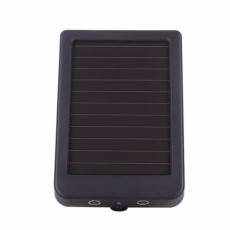 Cargador de Panel Solar externo, fuente de alimentación para cámara de caza Suntek HC300M, HC350M, HC550M, HC550G, HC700G