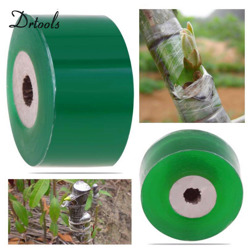 Herramientas de jardín para secar árboles frutales, cinta de amarre de PVC, 2CM x 100M / 1 RolI jt002 GT033