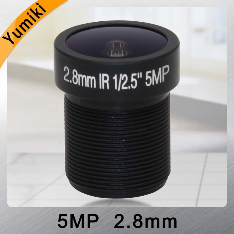 Yumiki – caméra de surveillance HD 5MP/5.0 mégapixels M12 MTV, 2.8mm, objectif de sécurité IR, fixe