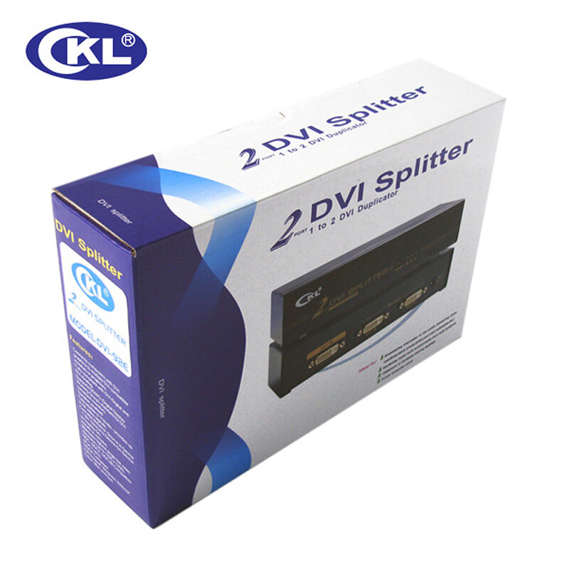 CKL-92E 2 порта DVI сплиттер 1x2 распределитель сигнала DVI