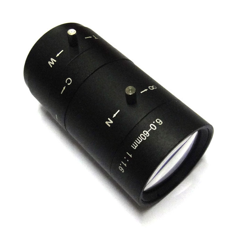 1/3 "CS 6-60mm Cctv-objektiv IR F1.6 Blende Brenn Manuelle Iris für IP Ccd-kamera