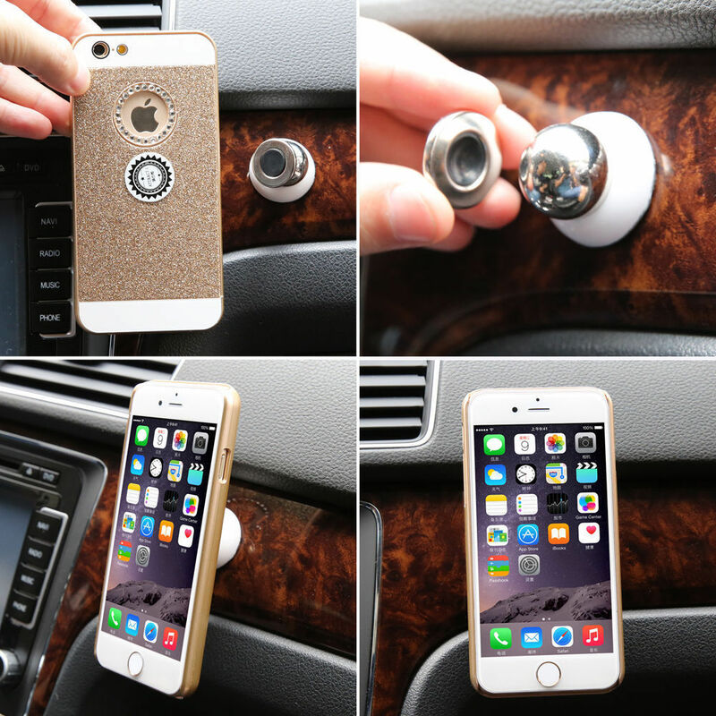 360 Car Holder Mini Air Vent Mount Magnet Magnetic Cell Phone Mobile Holder Universal For iPhone 7 6 5 GPS Bracket Stand Support