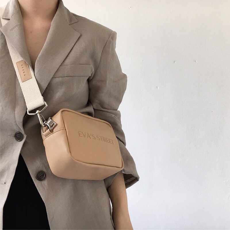 Aliwood – Bandoulière en cuir de styliste pour femme, sac à main, sacoche à rabat, de marque, pour dame, avec lettres, simple, tendance