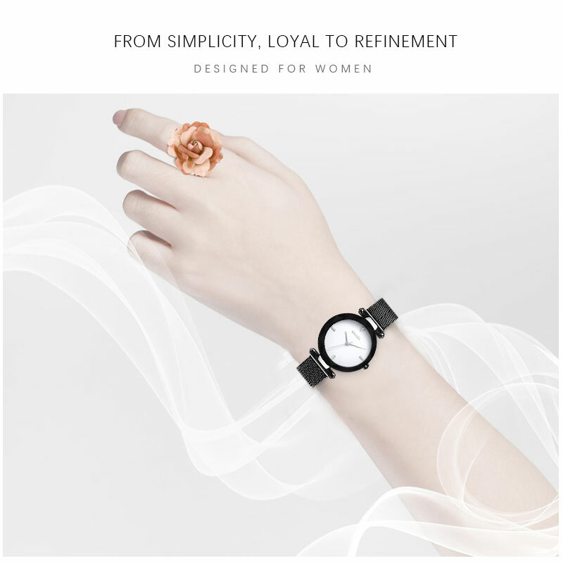 SMAEL Quartz montres femmes décontracté cristal pierres Quartz montres dames horloge 1898 femme montres étanche marque de luxe